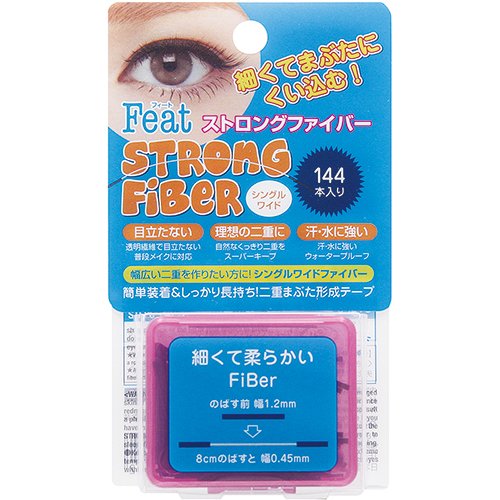 Japan Eyelid stickers Tape Fiber Single Wide Type 144pcs