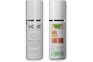 ‎BIOMD BioMD Gegen eingewachsene Haare, mit BHAs und AHAs, Rasurbrand, Rasieren, Wachsen, prevents ingrown hairs, Razor Burn, Shaving, Waxing, 90ml