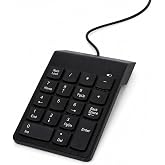 PrimeX PX-1864 USB 2.0 Siyah Kablolu Numerik Klavye Keypad, USB Sayısal Tuş Takımı, PC Laptop Notebook İ&ccedil;in Kablolu NumPad, E