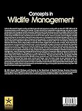Image de Concepts in Wildlife Management 3rd Revised and Enlarged Edn