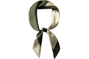 MAIRY Scarfs for Women Satin Hijab Bandana Silk Like Head Neck Scarf Neckerchief Headwear Square Scarves Gifts 27 Inch