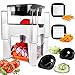 Produktbild Gemüseschneider Fun Life Zwiebelschneider mit Spiralschneider Der Food Chopper Plus einzigartiges Design des Spiralschneiders schützt die Augen vor Zwiebelsaft mit Gemüse, Zwiebeln, Obst plus