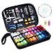 Produktbild Nähset, über 130 DIY Premium Nähbedarf, Reißverschluss tragbar und komplett Mini Sew Kit für Traveller, Erwachsene, Anfänger, Notfall. gefüllt mit Reparatur Supplies und Nähen Zubehör.
