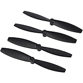 4pcs Lames d'hélice Drone, pales de Rechange d'hélices pièces de Rechange pour Drone Parrot Minidrones Rolling Spider
