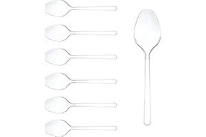 VBNZBK Cucharas de Plástico Duraderas de 100 Uds, Minicucharas para Pasteles, Cucharas para Cubiertos, Cucharas para Dulces, Cubiertos Resistentes Reutilizables para Disfrutar de Aperitivos con Amigos