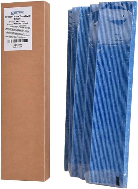 Daikin MC70KMV2, MC70KMV2N, MC70KMV2K, MC709MV2 Hava Temizleyici ile Uyumlu Filtre 5li Paket
