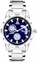 Adamo Analogue Blue Dial Watch for Men- AD108-2