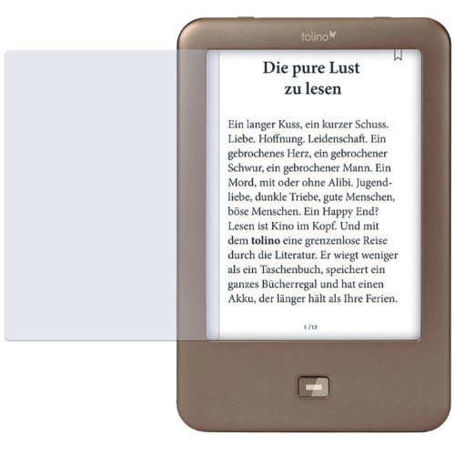 2x Dipos Antireflex Displayschutzfolie für Tolino Shine - 2