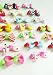 Rimobul Boutique 20 PCS Small Hair Bows Kids Clip Grosgrain Ribbon Hair Clips (Cute-printed)