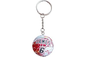 RIKE'S Genérico Llavero NBA - Keychain - Coleccionables Varios Equipos Pelota Deportiva Baloncesto - Colgante Creativo 3D