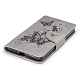 BONROY® Samsung Galaxy J2 Prime Hülle ,Lustige nette Teddybär Folio Schutzhülle Tasche PU Leder Mit Wallet Kartenfach Magnetverschluss Standfunktion Handytasche Slim-Schutzhülle Mit Karten-/Geldscheinfach Handy Etui Flip Tasche Für Samsung Galaxy J2 Prime - 