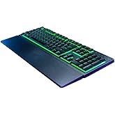 Razer Ornata V3 X Gaming Keyboard with Mecha Membrane Hybrid Switches (Multifunctional Control and Media Keys, Fully Programm