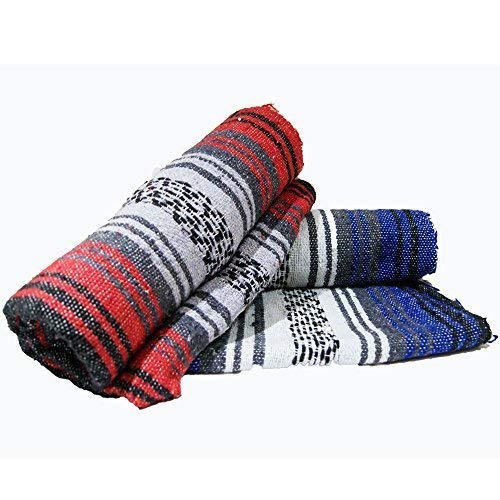 Yogi-bare Mexicano estilo yoga manta - meditación manta / relajación / yoga estudio / boho manta - Rojo