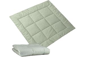 MOLIS & CO molis&co - Tappeto Gioco Bambini e Neonati 100x100x5cm - Tappeto Morbido Bambini - Tappeto Gioco Neonato Pieghevole, Reversibile e Lavabile - 100% Cotone (OEKO-TEX 100) - Mint Tea