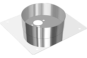 autozen Diesel Heater Turret Plate,60mm Stainless Steel Diesel Heater Mounting Plate Bracket for Parking Auxiliary Heating
