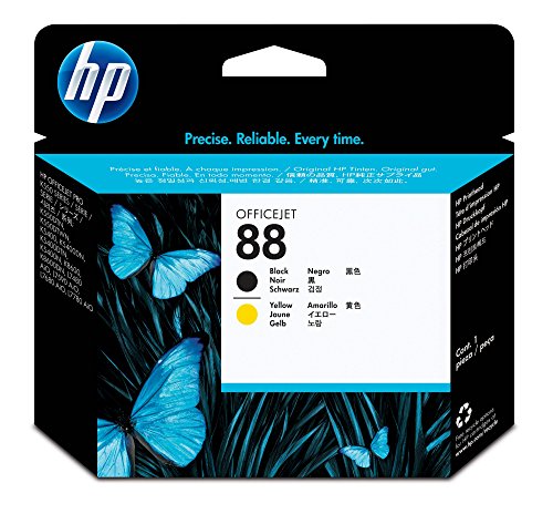 HP 88 Tête d'impression d'origine Noir Jaune