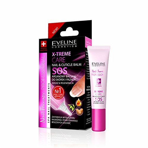 Eveline Nail Therapy X-Treme Care Argan Oil Nail & Cuticles Balm SOS 12ml