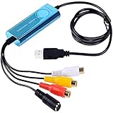 Top-Longer VHS auf DVD Video Capture, Videos digitalisieren und auf Windows und Mac OS -Blau