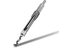 ZUNATE Brocas de 10 mm/16 mm, herramientas de carpintería de madera para embutir de cincel de embutir de broca de embutir de agujero cuadrado de taladro para (16 mm)