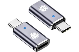 LIAOAN USB C-to Lightning Adapter, 35W PD Anschluss, 2-teiliges Set, kompatibel mit iPhone 15 Serie und Anderen C-Typ Geräten, Schnellladung, graues Design. Unterstützt Keine Kopfhörer- und OTG-Funktionen