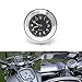 Produktbild ViZe 7/8" 22mm Motorrad Uhren Lenkeruhren Zifferblatt Uhr Tick Tock für Harley Davidson Suzuki Kawasaki Honda Yamaha Motiv Silber