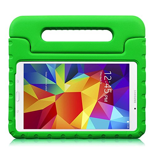 Fintie Samsung Galaxy Tab 4 7.0 Kinder Hülle – Ultra-leichte, stoßfeste und kinderfreundliche EVA Ständer Schutzhülle Tasche Case Cover mit Drehbar Handgriff für Samsung Galaxy Tab 4 7.0 (7 Zoll) T230 T235 Tablet, Grün - 6