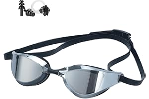 Focevi Swimming Goggles for Men/Women, Anti-Fog Anti-UV Wide Vision Adult Swim Goggles, Boys/Girls/Junior/youth Swim Glasses