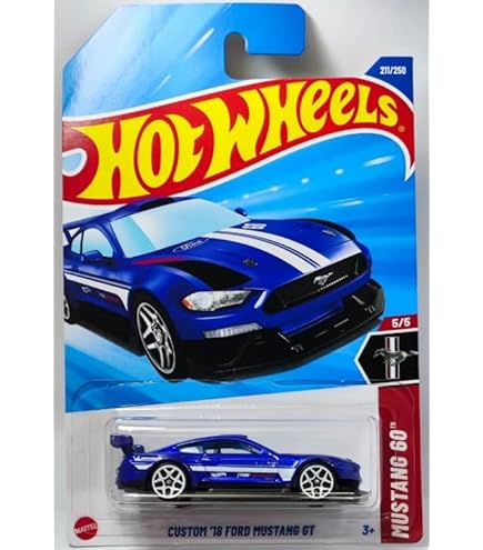 Hot Wheels Custom '18 Ford Mustang GT : Amazon.in: Toys & Games