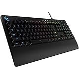 Logitech G213 Prodigy Gaming Keyboard, RGB Backlit, Qwerty UK Layout, Black