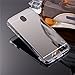 Price comparison product image Sycode Galaxy J5 2017 Mirror Case,Galaxy J5 2017 Soft TPU Mirror Cover,Luxury TPU Bumper Silicone Case Handy Cover Reflecting Protective Shockproof Cover Mirror Electroplating Technology Backplate Shell For Samsung Galaxy J5 2017-Silver