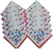 Ladies Handkerchiefs -12 Pcs - 29 CM X 29 CM -100% Cotton Material RS.219.00