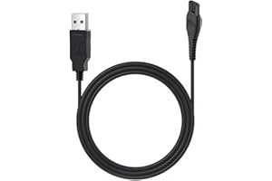 PANLOUTING Zamienny kabel USB do ładowania 15V HQ8505 | Ładowarka do golarek elektrycznych | Kompatybilna z Philips Series 3000, 5000, 7000 | OneBlade QP6520, QP6530, QP6510