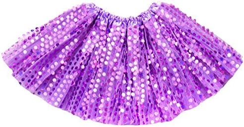 Purple Sparkly Sequin Disco Tutu