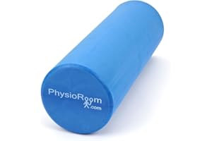 PhysioRoom EVA Foam Roller | Trigger Point Deep Tissue Massages for Physio, Pain Relief, Rehab & Recovery Self Massage | Fitness Equipment, Pilates & Yoga, Home Gym Use - 15cm x 45cm