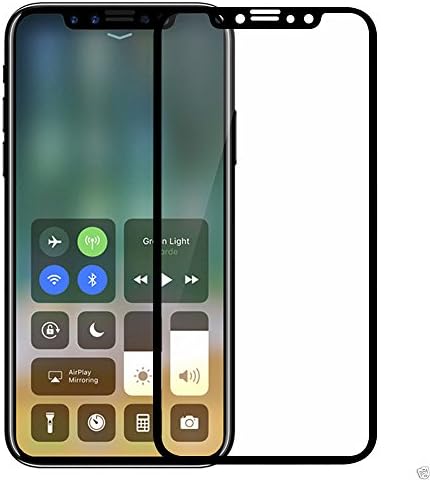 iPhone X Screen Protector, RS ACCESSORIZE [Easy Installation Frame][Face ID Compatible][Case Friendly][Military Grade Invisible Shield] Premium Tempered Glass Screen Protector For Apple iPhone X (Black 2 Pack)