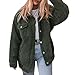 Produktbild Hanomes Damen Mantel, Damen Knopf Langarm Pullover Bluse Open Front Jacke Mantel Oberbekleidung AG/L