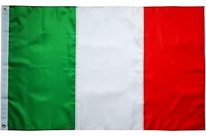 TCTOHZNG Bandiera italiana 90x150cm -Bandiera Italia resistente alle intemperie Oxford 210D versione Premium Adatto per uso interno ed esterno Italian Flag (90 * 150)