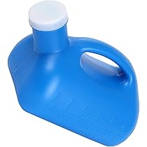 YUMSUM 3000ML Large Male Urinal Portable Mens Potty Pee Bottle Collector Travel Toilet Blue - View #5