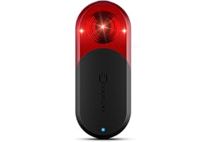 COOSPO TR70 Luz Trasera Radar Inteligente Bicicleta, 140m Detección, Bluetooth & Ant+ Conexión Dual, 7 Modos, 40h Batería, IP67 Impermeable VTT & Carretera