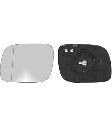 Espejo Retrovisor Izquierdo Con Cristal Asférico Y Base Para VW Touareg (2003-2007) - Repuesto Original Compatible