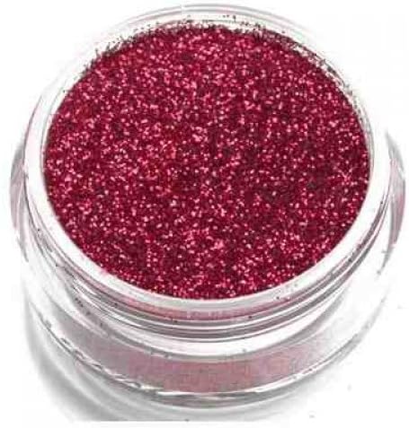 Glitter Eyeshadow Makeup for Eyes Face Body (Ruby Red)
