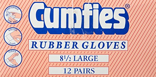 Marigold Large Pink Cumfies Gloves (Pack of 12)