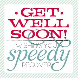 Distinkt Cards Get Well Soon Wishing you a Speedy Recovery Card: Amazon