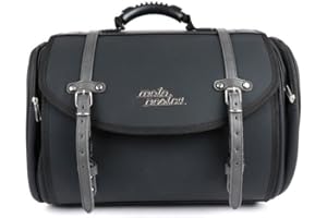 MOTO NOSTRA Koffer, Tasche für Gepäckträger 480x300x270mm 35 Liter schwarz kompatibel für Vespa, Lambretta, ET4, S50-150