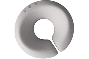 XPJBKC Zagłówek do masażu łóżka, poduszka do masażu w kształcie litery U, otwór na głowę z przodem do dołu, poduszka do masażu do spa, do salonu, łóżka do masażu, stołu, kolor szary