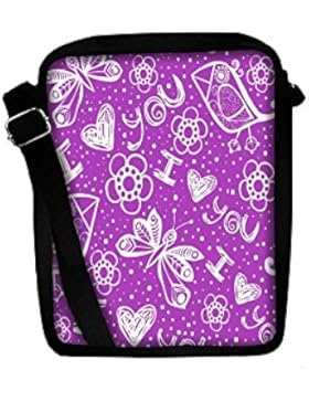 Snoogg , Damen Umhängetasche mehrfarbig multi