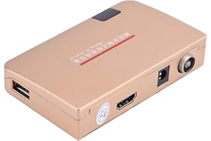 Eboxer Analog TV Adapter für Analog-TV-Receiver,RF zu HDMI All-Standard Konverter Analog TV Receiver Adapter mit HDMI-Eingang für Fernseher(EU)