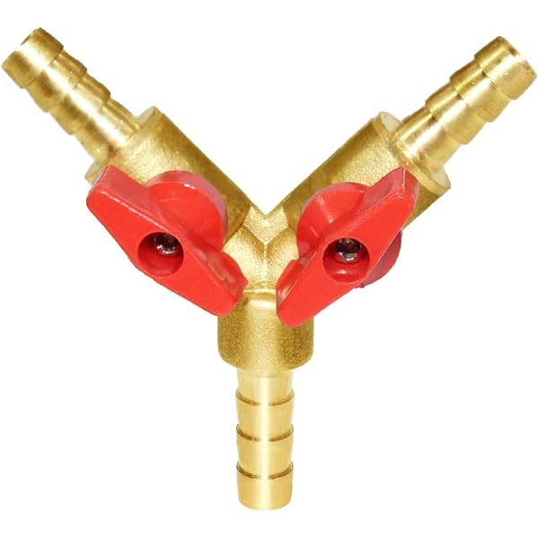 ResOne Metall-Schwenknippel – Adapter Von DISS Auf Widerhaken (für Weihnachtsbaum)