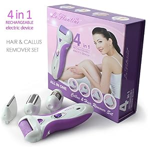 LaFlantine™ 4 in 1 Electric Device Epilator - Callus Remover - Shaver - Hair Clipper. Lady Everyday Care. Gently to All… - Image 2