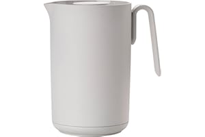 Zone Denmark, Singles - Thermos in plastica e vetro, 1 litro, colore: Grigio tenero